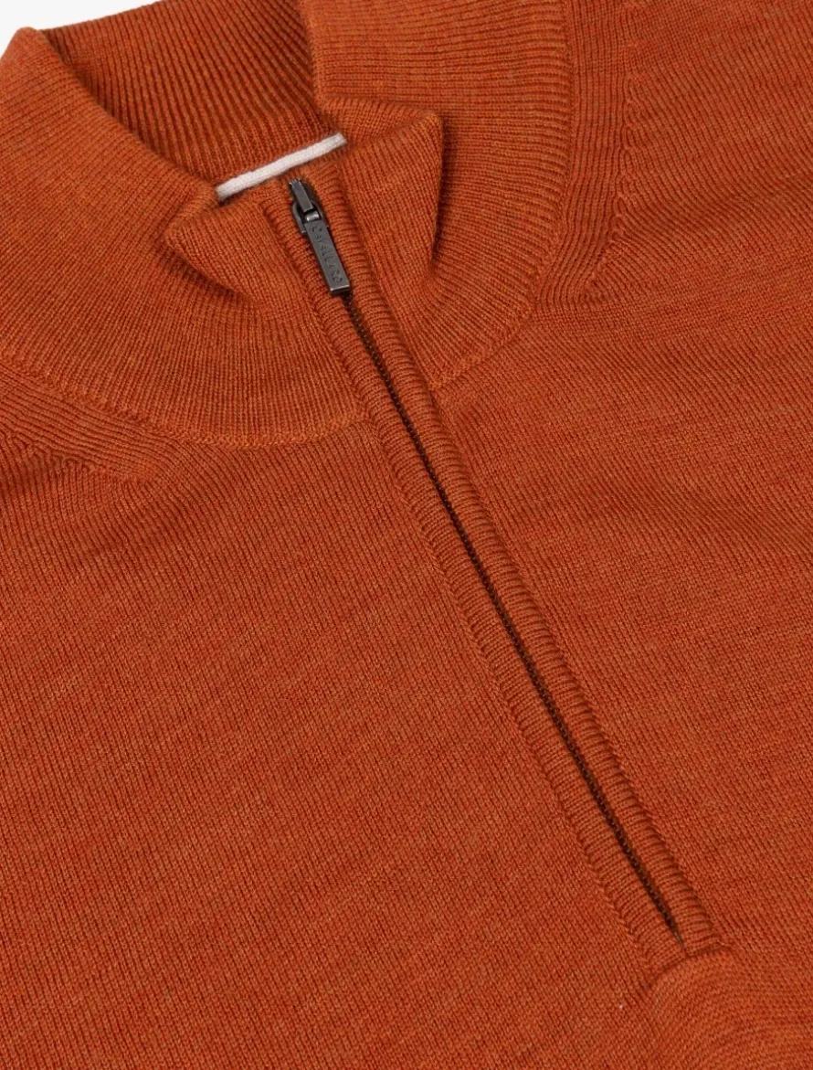 Merino Half Zip Trui<Cavallaro Napoli Clearance