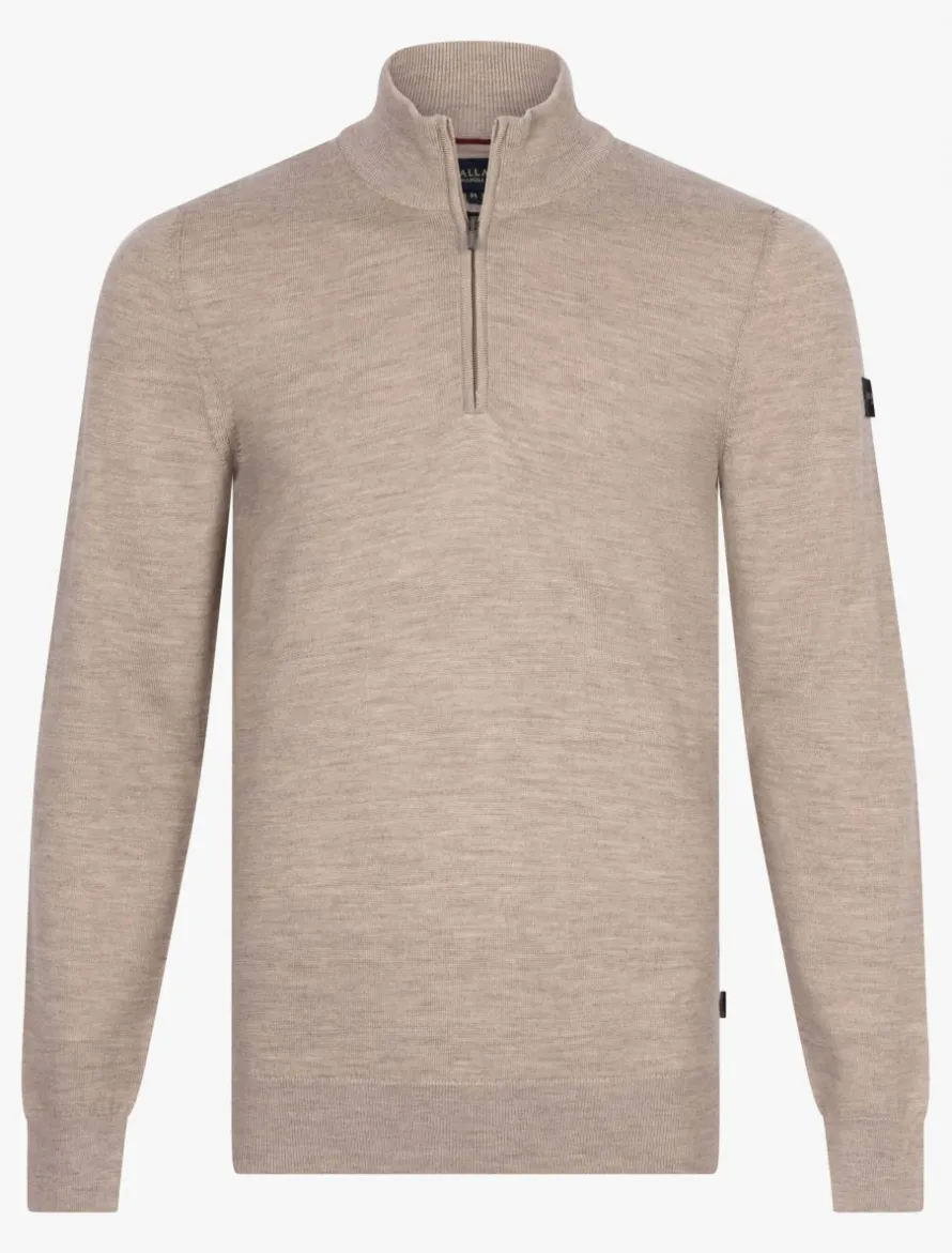 Merino Half Zip Trui<Cavallaro Napoli Clearance