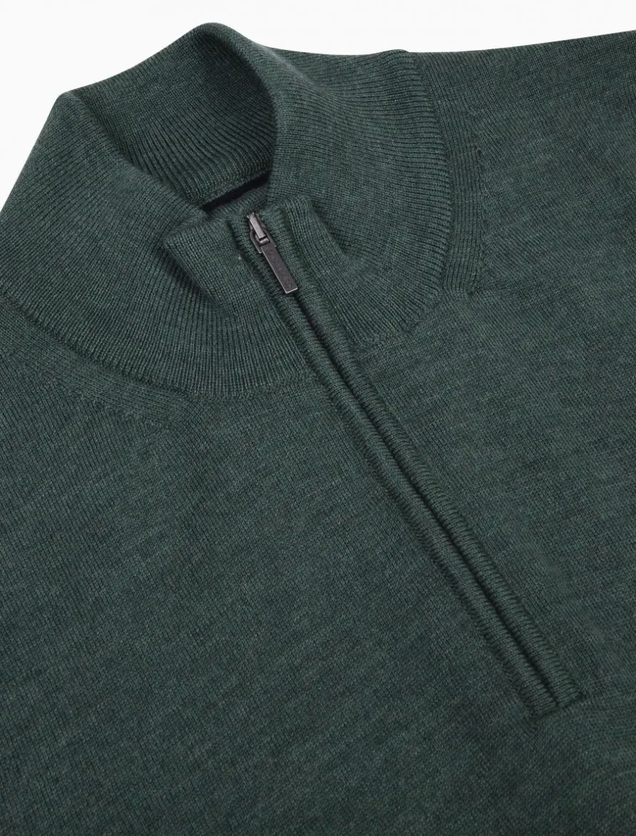 Merino Half Zip Trui<Cavallaro Napoli Hot