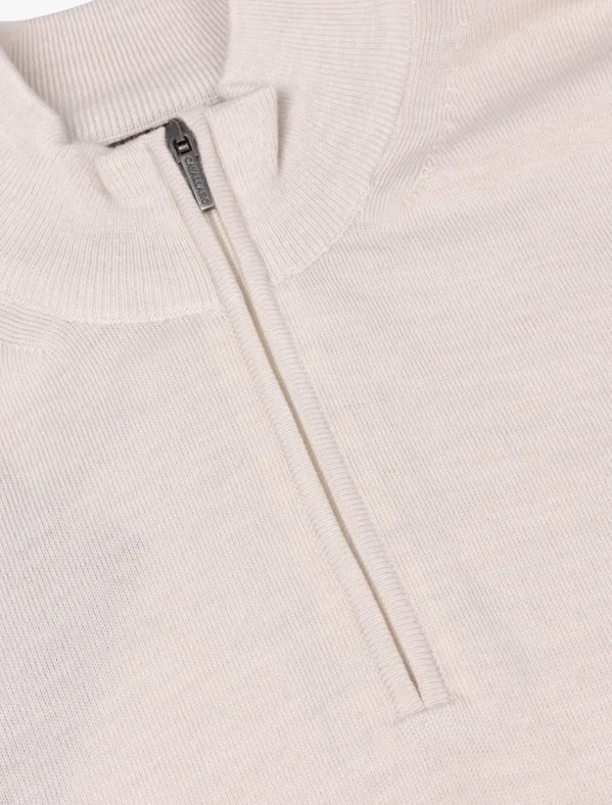 Merino Half Zip Trui<Cavallaro Napoli Hot