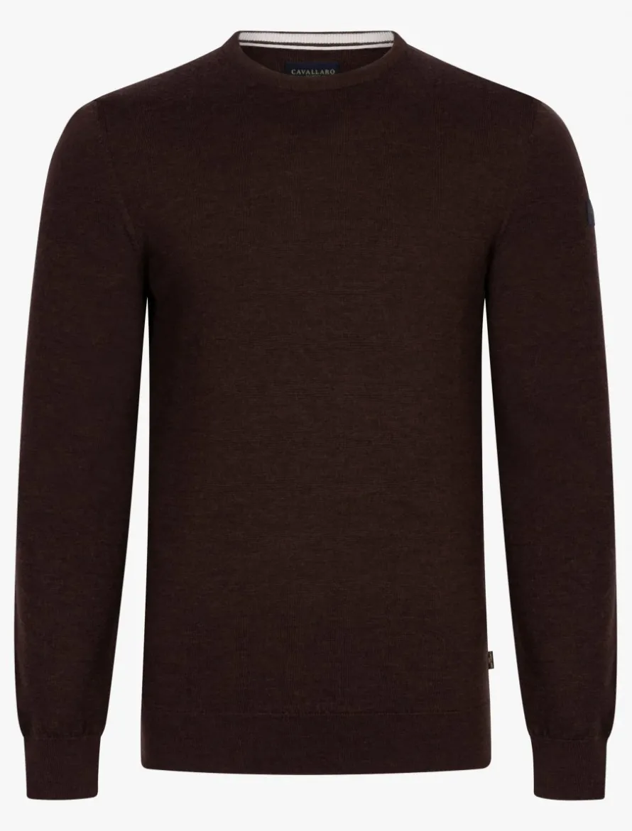 Merino R-Neck Trui<Cavallaro Napoli Discount