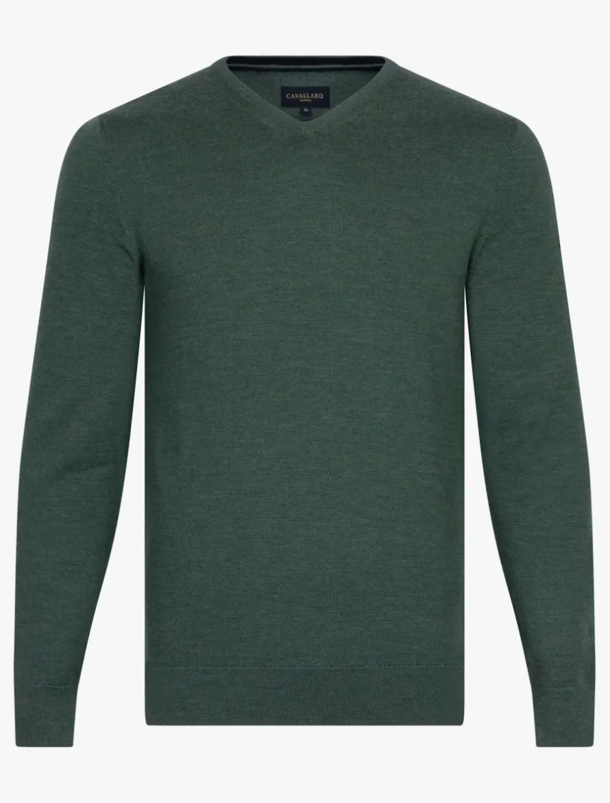 Merino V-Neck Trui<Cavallaro Napoli Hot
