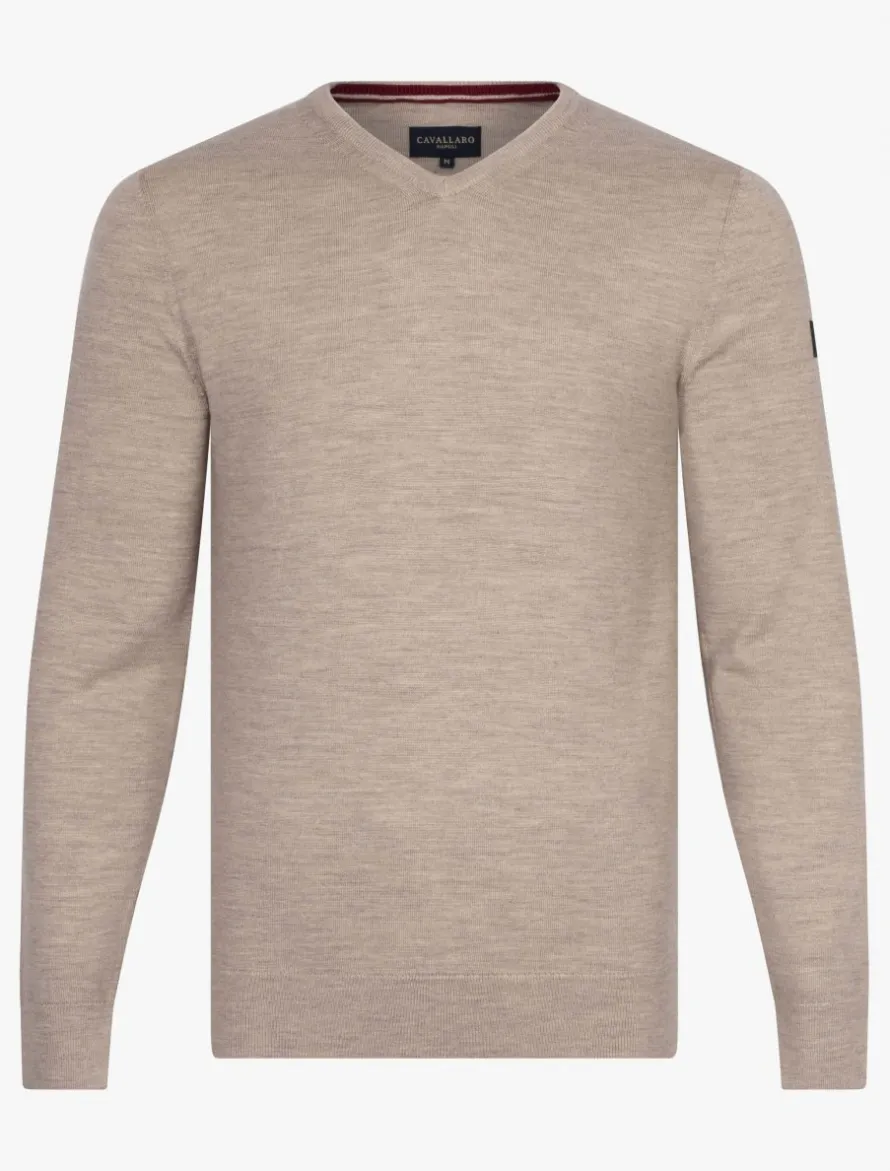 Merino V-Neck Trui<Cavallaro Napoli Online