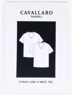 V-Neck Low 2-Pack<Cavallaro Napoli Discount