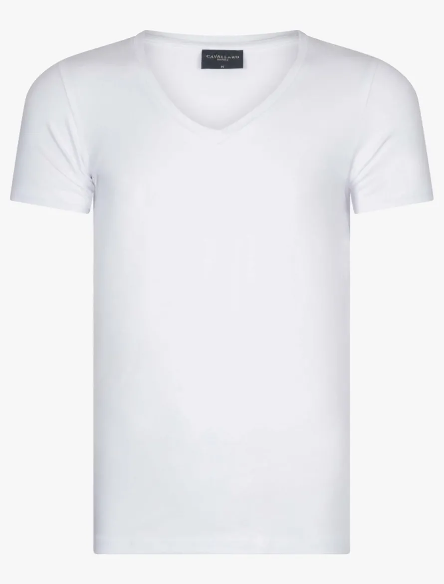 V-Neck Low 2-Pack Ondershirts<Cavallaro Napoli Clearance
